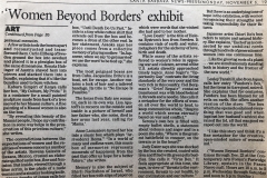 'Women Beyond Borders' Exhibit